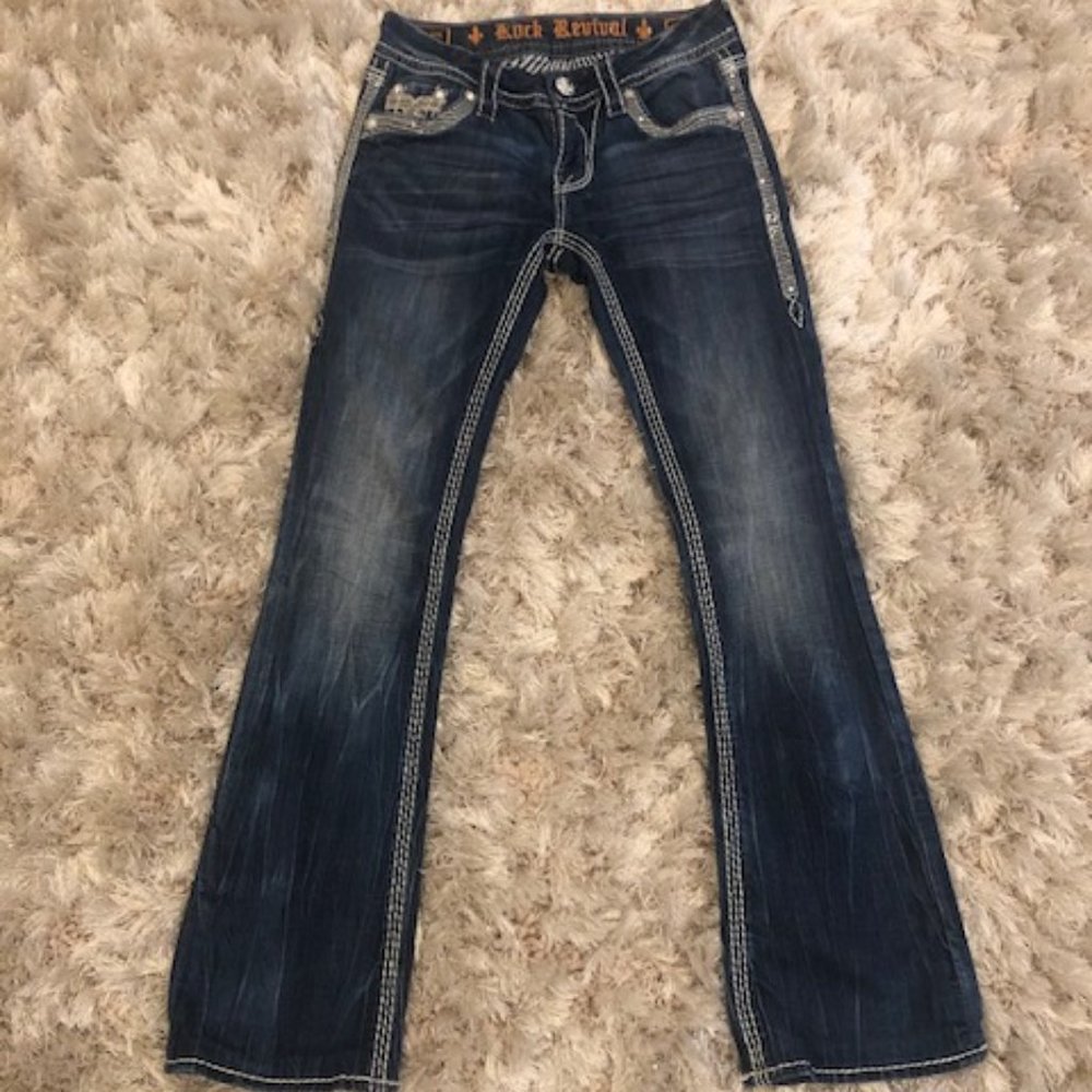 Rock Revival- Kal bootcut womens jeans size 25